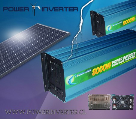 INVERSOR DE VOLTAJE 24VDC/220VAC 8000W MODIFICADA